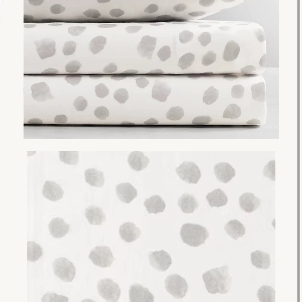 Watercolor dot Bedding Set